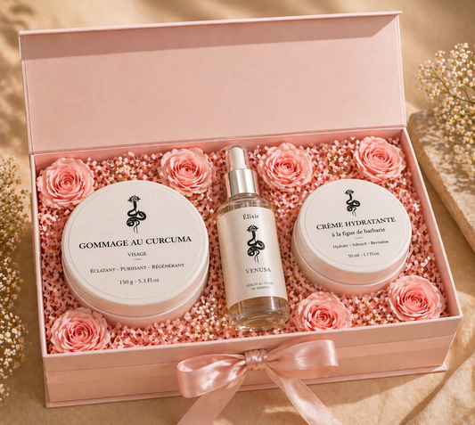 Coffret Édition Limitée Venusa – Rituel Éclat Naturel